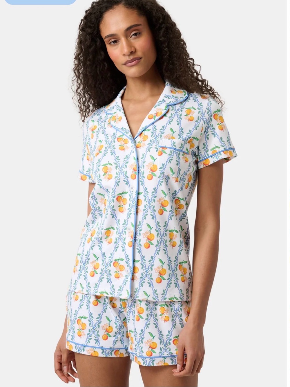 Roller Rabbit Clementine Trellis Polo Pajamas